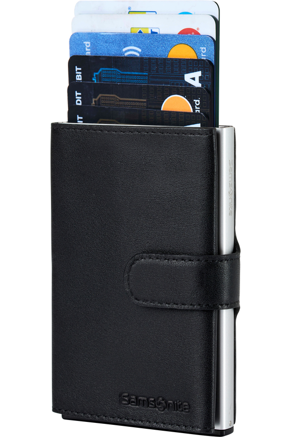 Samsonite Alu Fit 202 - Slide-up Wallet  Schwarz