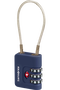 Samsonite Ta Revolution Cablelock 3 dial TSA  Bleu nuit