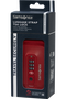Samsonite Ta Revolution Luggage Strap/TSA Lock  Rouge