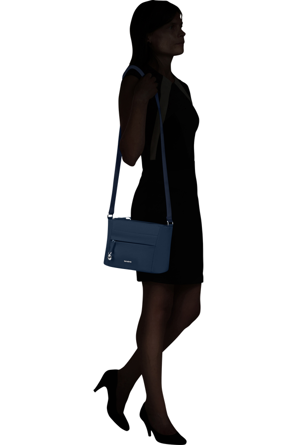 Samsonite Move 5.0 H. Shoulder Bag S 3 Zip  Bleu foncé