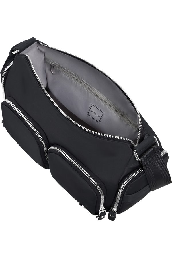 Samsonite Karissa Evo Shoulder Bag Multi Pkt  Schwarz