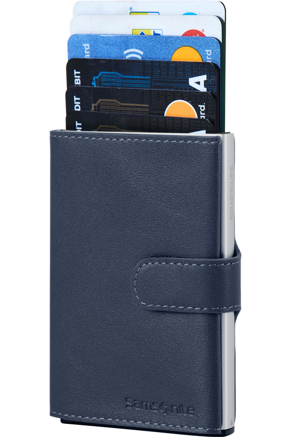 Samsonite Alu Fit 202 - Slide-up Wallet  Bleu