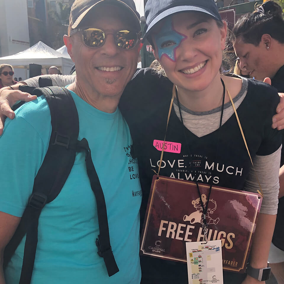 Promoting Wellbeing -Free Hugs
