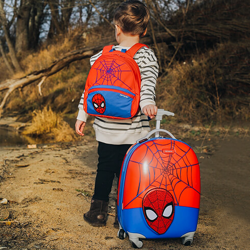 Let the adventure begin when travelling with our Spider-Man collection.