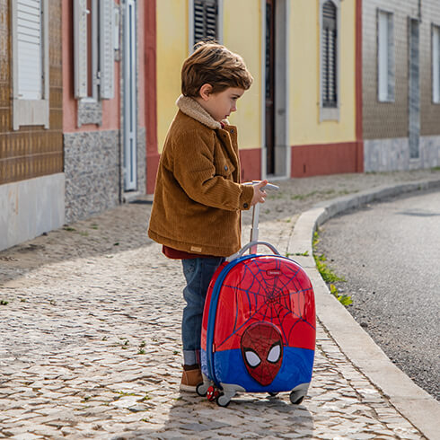 Let the adventure begin when travelling with our Spider-Man collection.