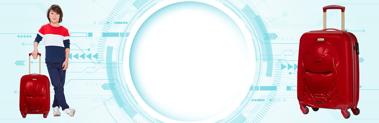 Marvel - Iron Man - mit dem Iron Man 3D Koffer mit goldenen Details